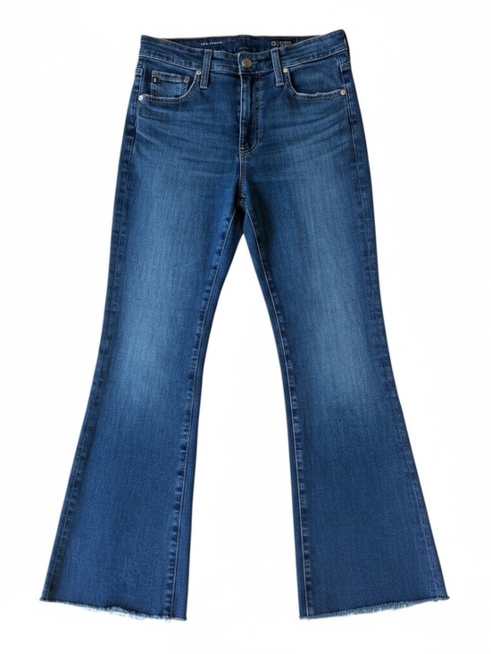 AG Farrah Mid Rise Boot Cut Crop Jeans